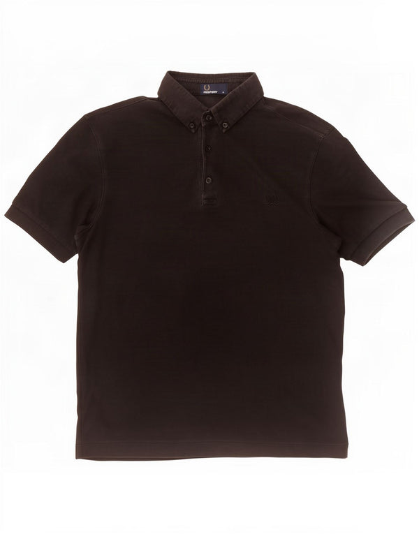 Fred Perry Polo Homme Noir Moyen Coton
