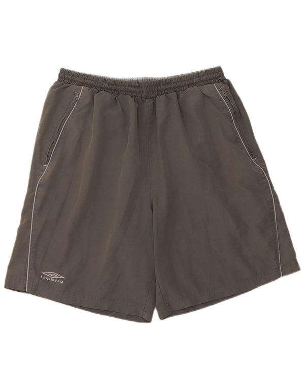 Umbro Herren-Sportshorts, großes graues Polyester