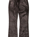 Pantaloni Iceberg din piele bootcut pentru femei W27 L29 din piele neagră