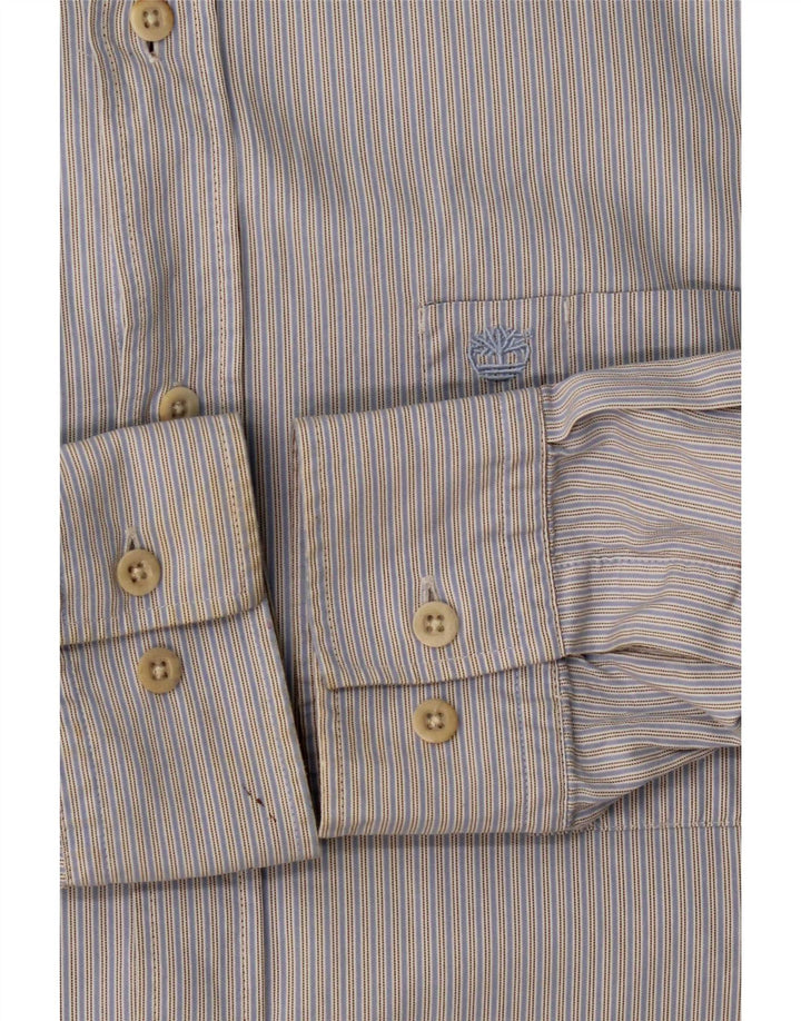 Timberland Mens Shirt XL Blue Cotton Classic