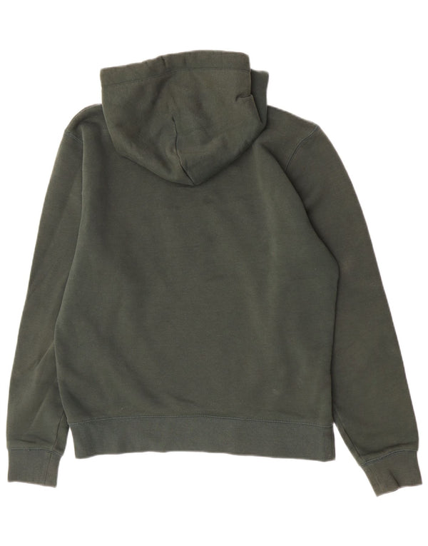 Jack Wills Mens Graphic Hoodie Jumper Medium Green Cotton