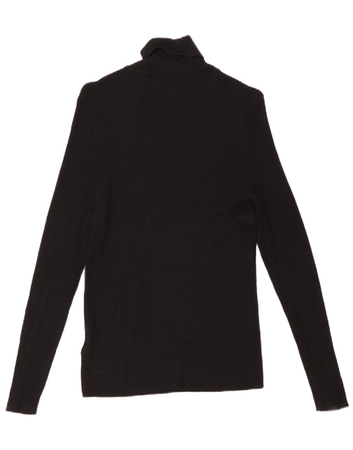 Marks & Spencer Haut à manches longues pour femme UK 16 Large Noir Viscose