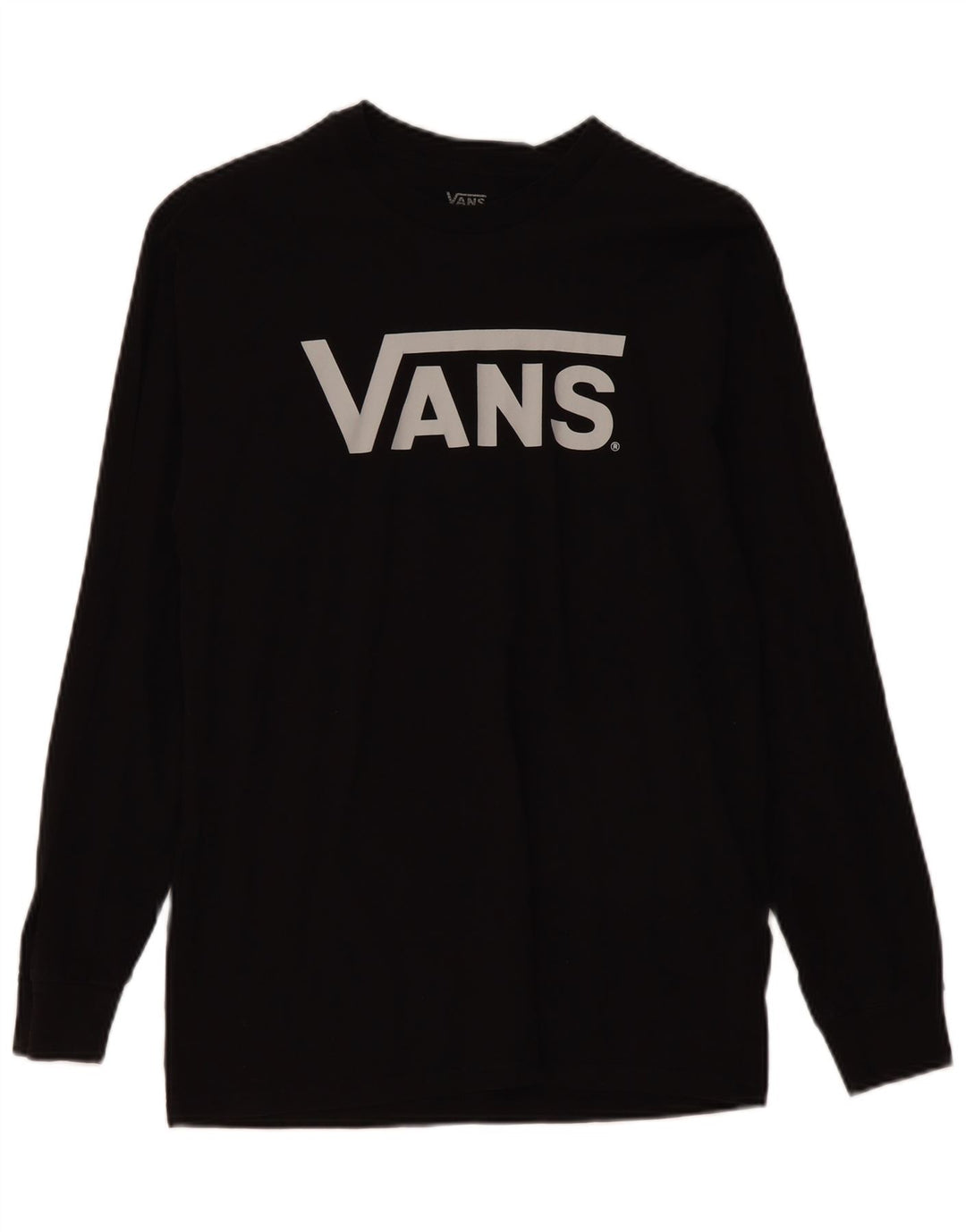 Vans Herre Grafisk Top Langærmet Medium Sort Bomuld