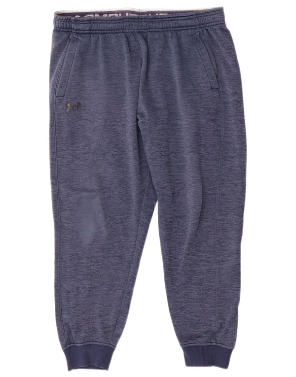 Pantaloni da tuta da uomo Under Armour Cold Gear Joggers grandi blu screziati