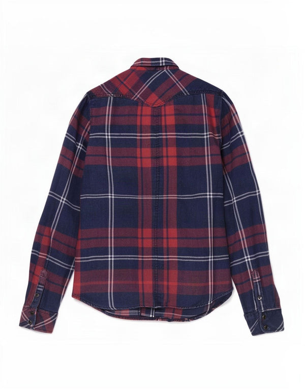 G-Star Mens Flannel Shirt XS Multicoloured Plaid Cotton