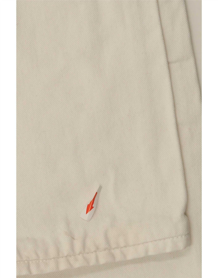 Jeans dritti da donna Dondup W32 L29 cotone bianco