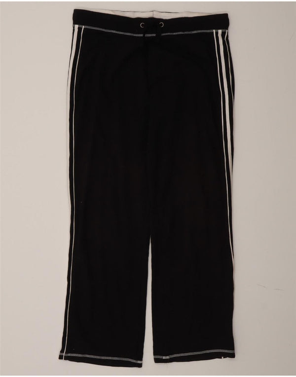 Marks & Spencer Pantalon de survêtement pour femme UK 16 Large Noir Coton