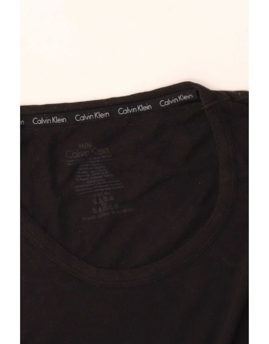 Calvin Klein Mens T-Shirt Top Medium Black