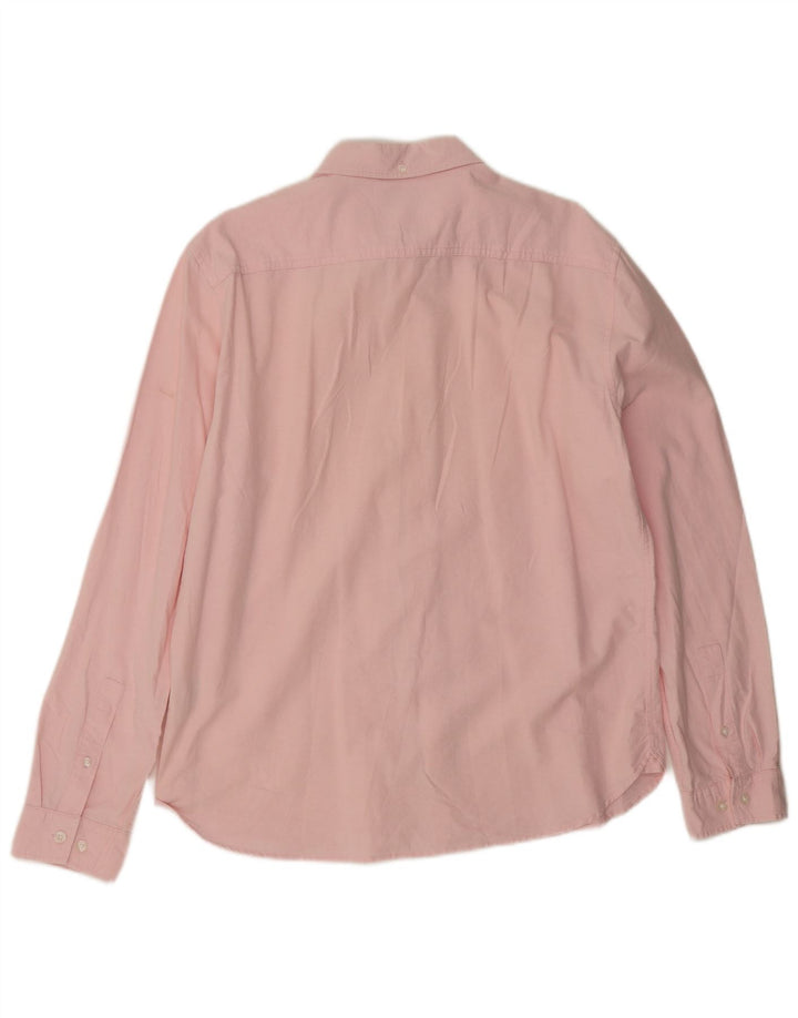 Jack Wills Mens Slim Fit Shirt Large Pink Cotton
