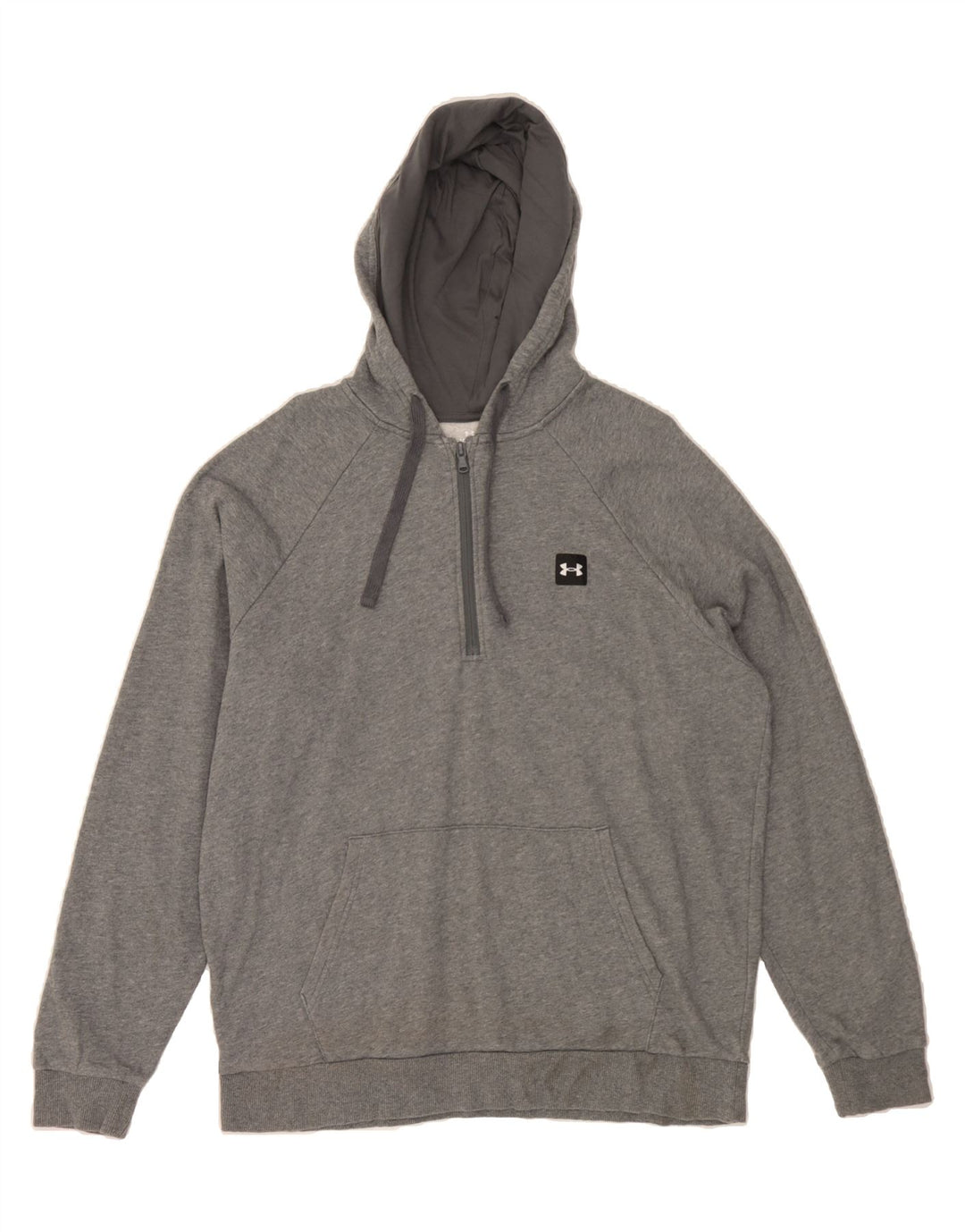 UNDER ARMOUR Mens Hoodie Jumper Large Grey Cotton Vintage Under Armour and Second-Hand Under Armour from Messina Hembry 