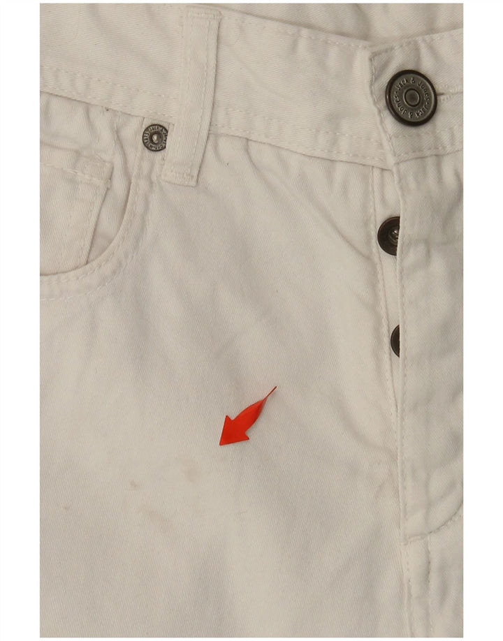 JACK & JONES Denimshorts til mænd W30 Medium White Bomuld
