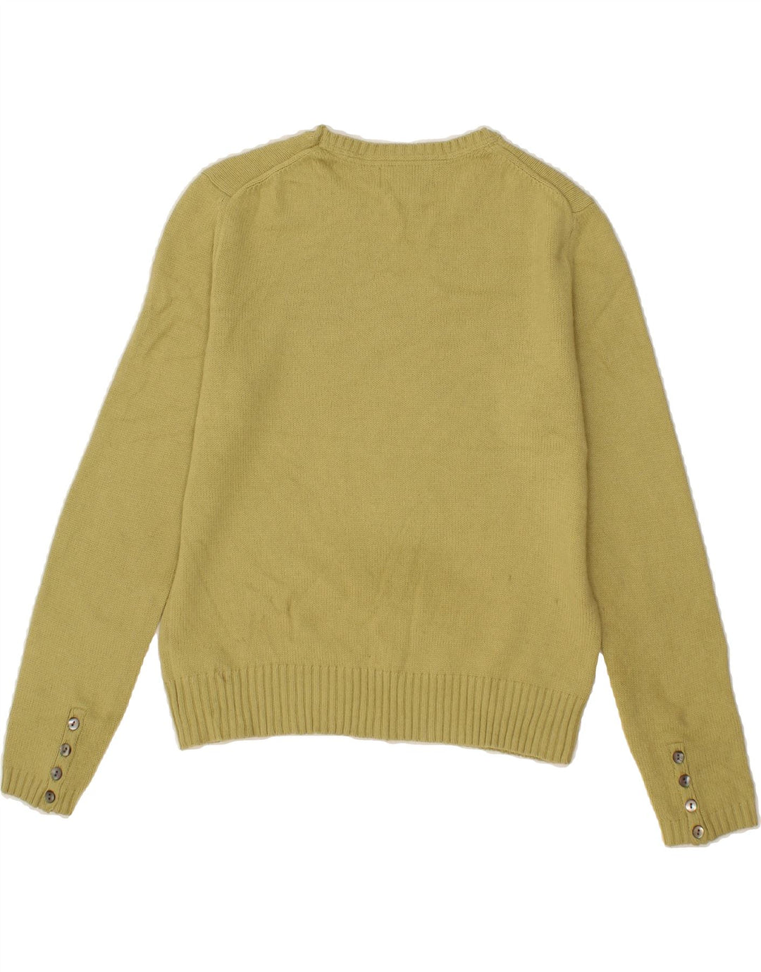 EDDIE BAUER Womens Boat Neck Jumper Sweater Medium Green Cotton Vintage Eddie Bauer and Second-Hand Eddie Bauer from Messina Hembry 