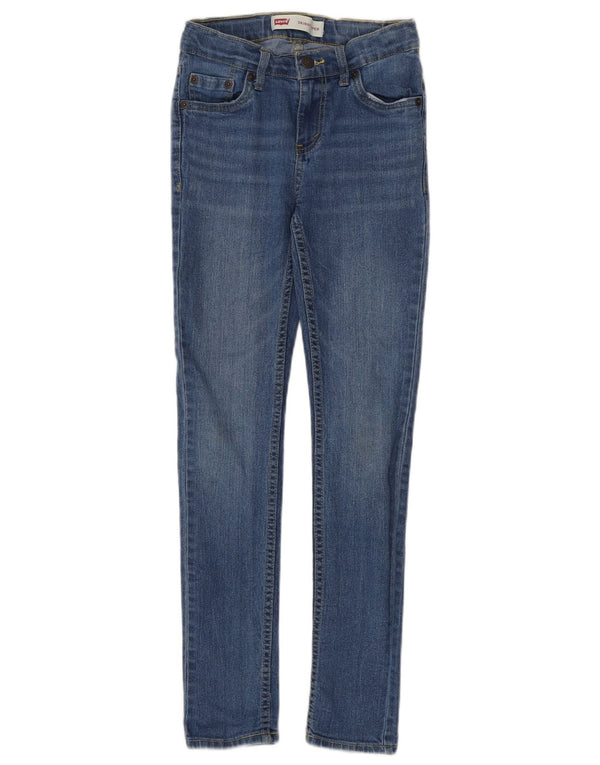 Levi's Boys Super Skinny Jeans 11-12 år W24 L27 Blå Bomuld