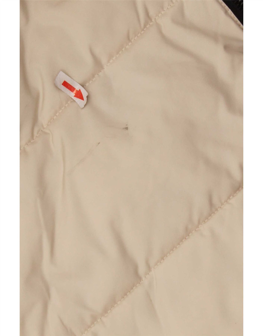 KHUJO Womens Hooded Padded Coat UK 10 Small Off White Polyester