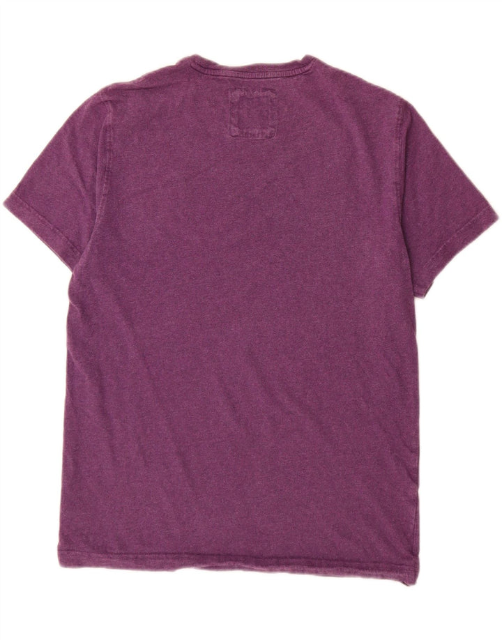 Crew Clothing Mens T-Shirt Top Medium Purple Cotton