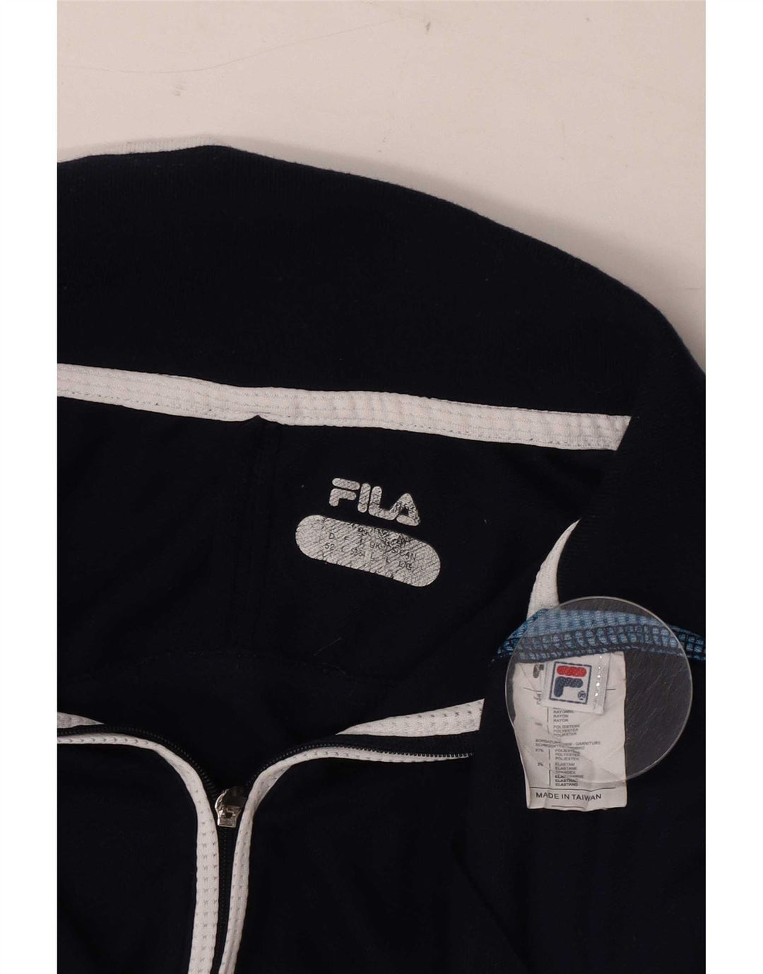Fila Poloskjorte til mænd Stor marineblå bomuld
