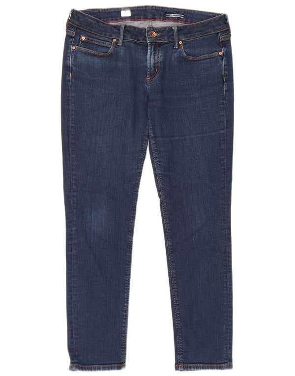 Tommy Hilfiger Damen Milan Slim Jeans W32 L30 Marineblau Baumwolle