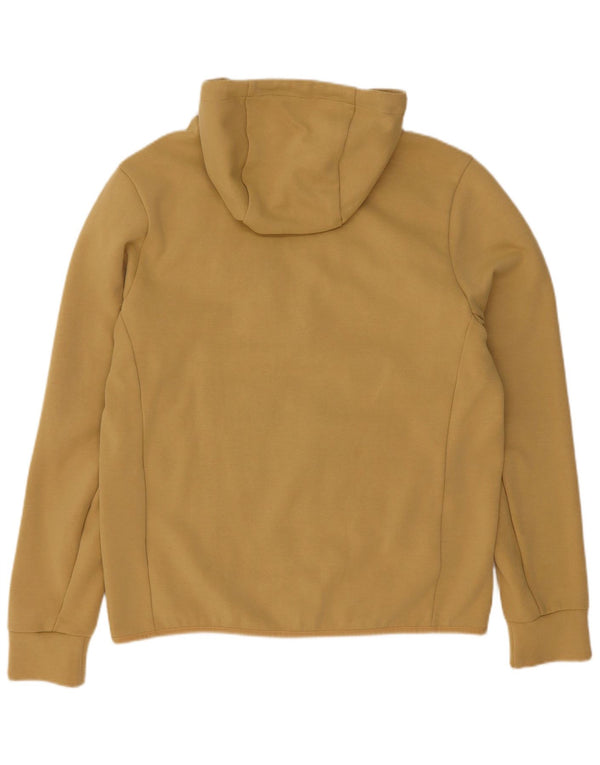 Adidas Mens Hooded Bomber Jacket UK 38 Medium Beige Cotton