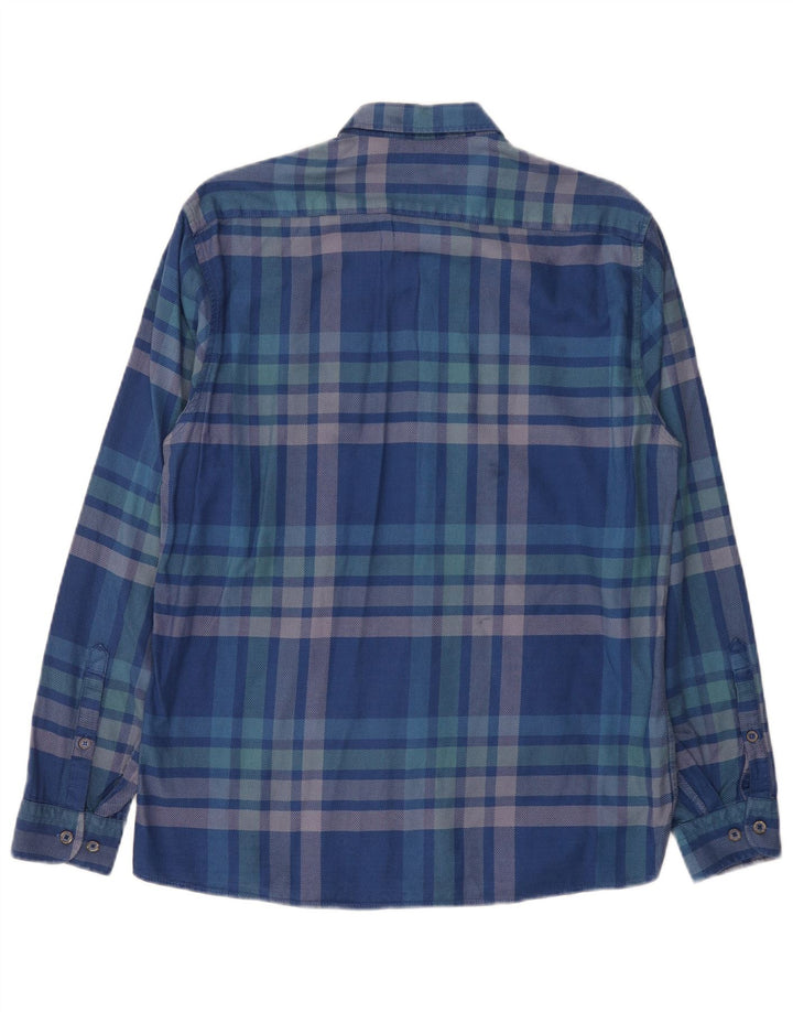 U.S. Polo Assn. Mens Regular Fit Shirt Medium Blue Check