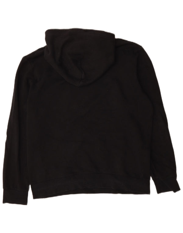Мужской джемпер с капюшоном Jack & Jones с рисунком, большой черный, хлопковый