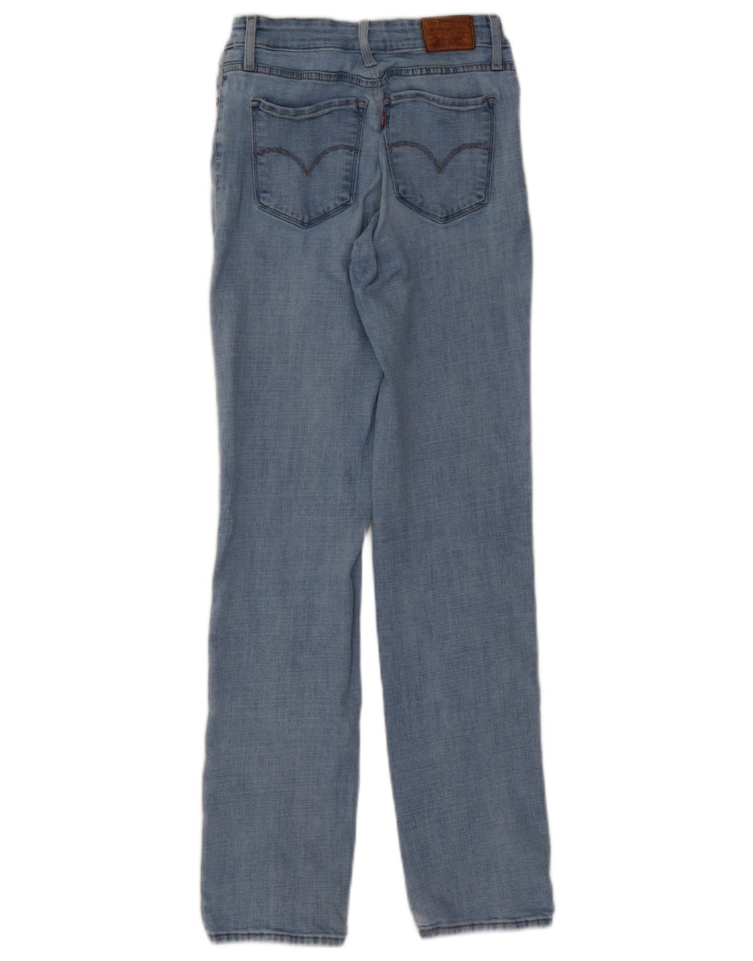 LEVI'S Womens Straight Jeans W29 L32 Blue Cotton