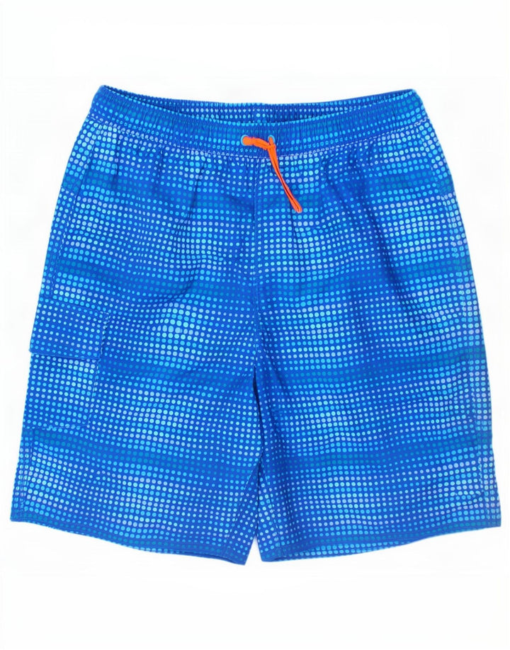 L.L.Bean Bañador Shorts para Niño 15-16 Años Azul Moteado Poliéster