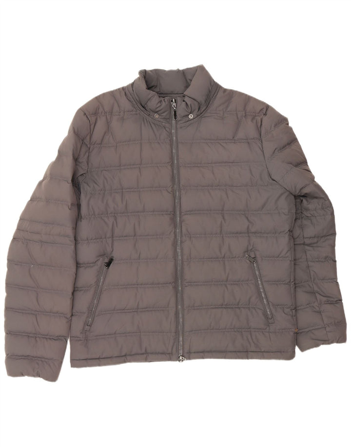 Fila Herren Wattierte Jacke UK 42 XL Grau Polyester