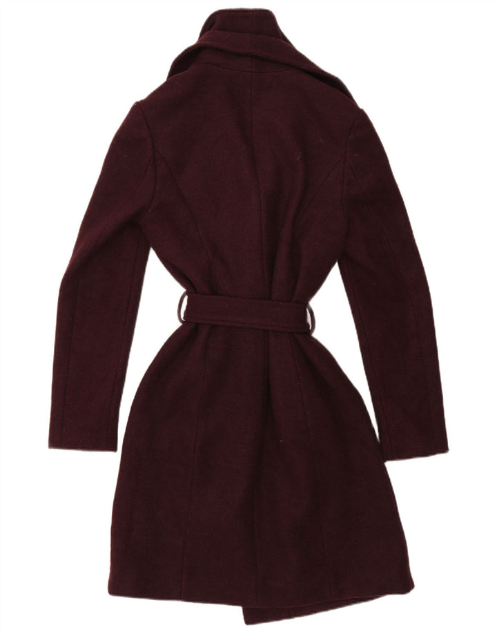 Soprabito avvolgente da donna Lipsy UK 10 piccolo poliestere bordeaux