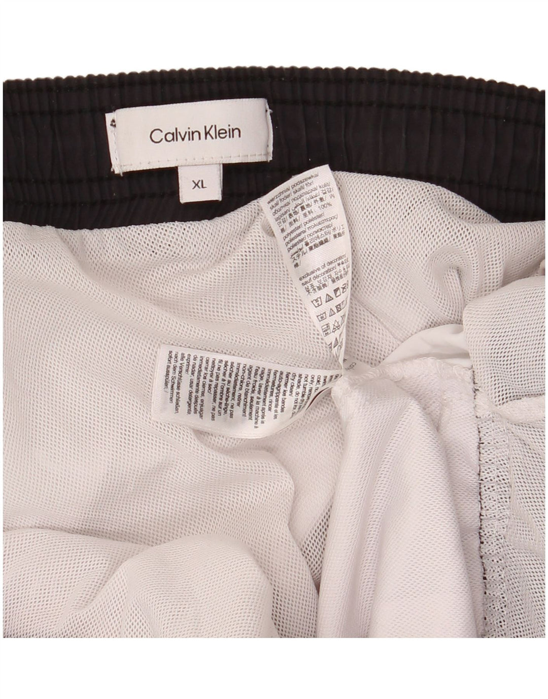 Calvin Klein Mens Swimming Shorts XL  White Polyester