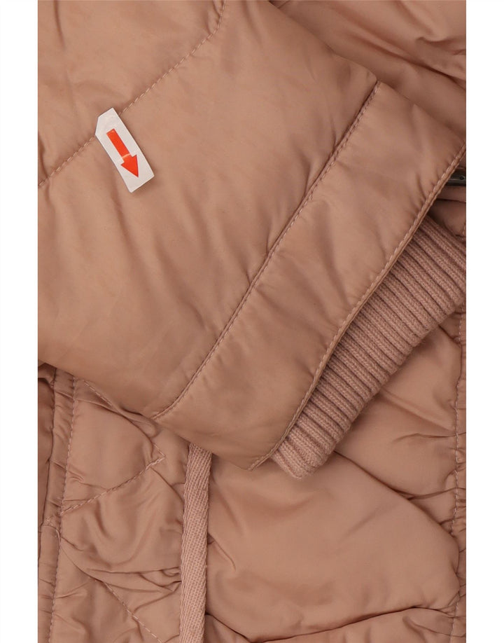 Kangaroos Wattierte Damenjacke mit Kapuze, UK 12, mittelrosa, Polyacryl