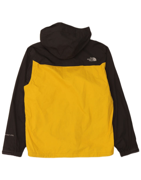The North Face Mens kapucnis esőkabát UK 36 Small Black Colourblock Nylon