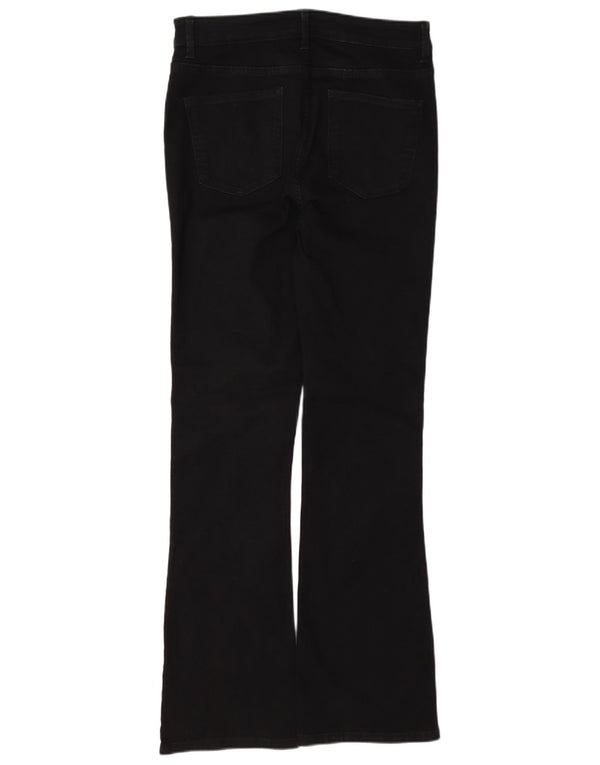 Marks & Spencer Womens The Eva Bootcut Jeans UK 12 Medium W32 L32 Black