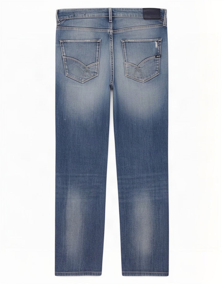 Calça jeans reta masculina Gas W36 L30 azul