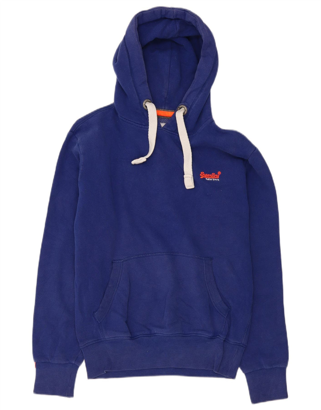 Superdry Pull à capuche pour homme en coton bleu petit