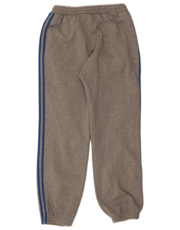 Adidas Mens Tracksuit Trousers Joggers Small Grey Flecked Cotton