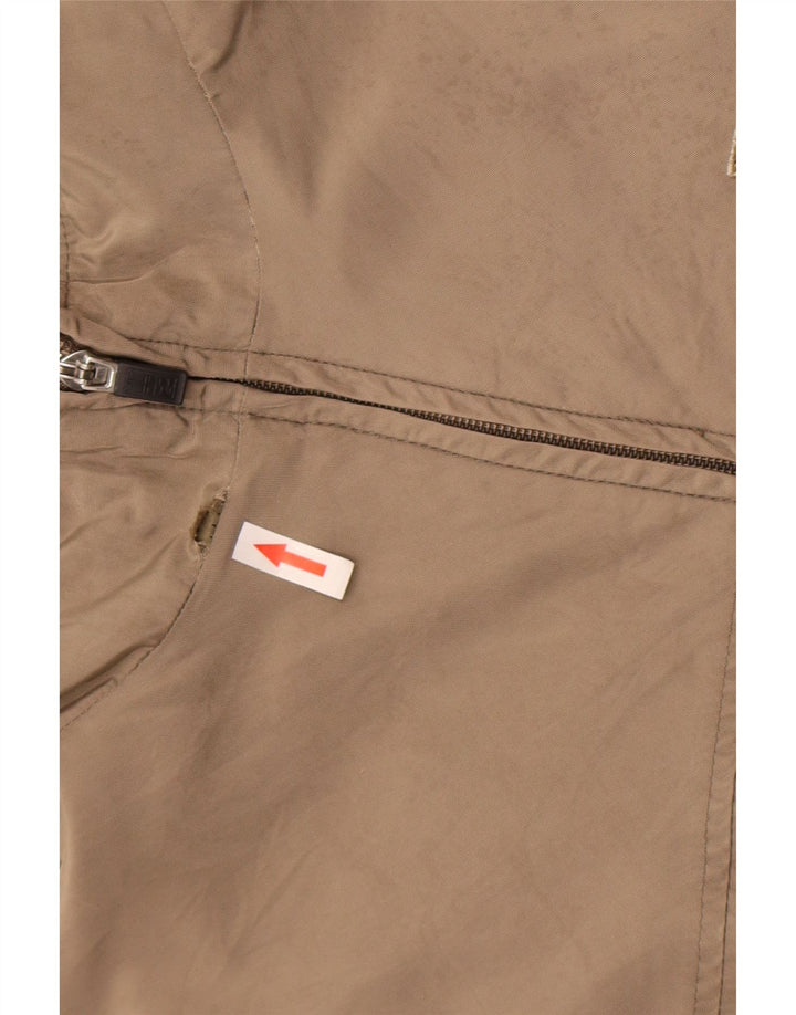 Napapijri Boys Geographic Windbreaker Jacket 9-10 år Beige Polyamid