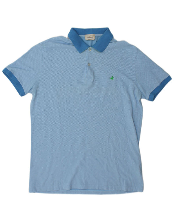 Polo da uomo Brooksfield IT 54 XL in cotone blu