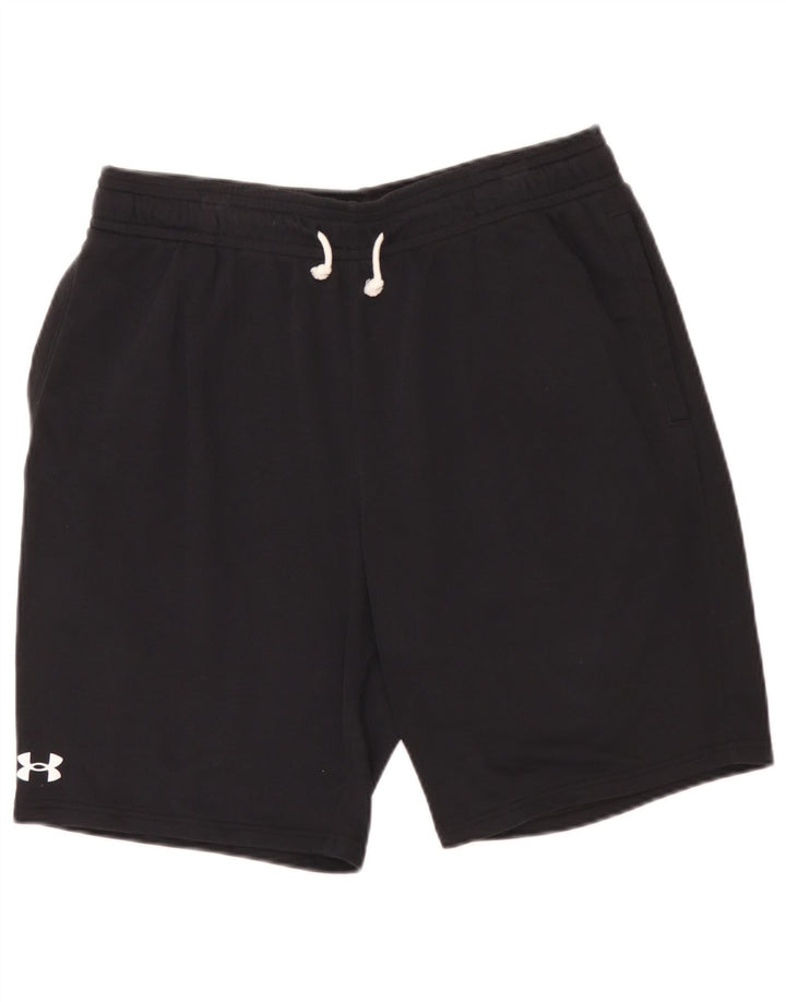 Under Armour Mens Sport Shorts XL Black Cotton