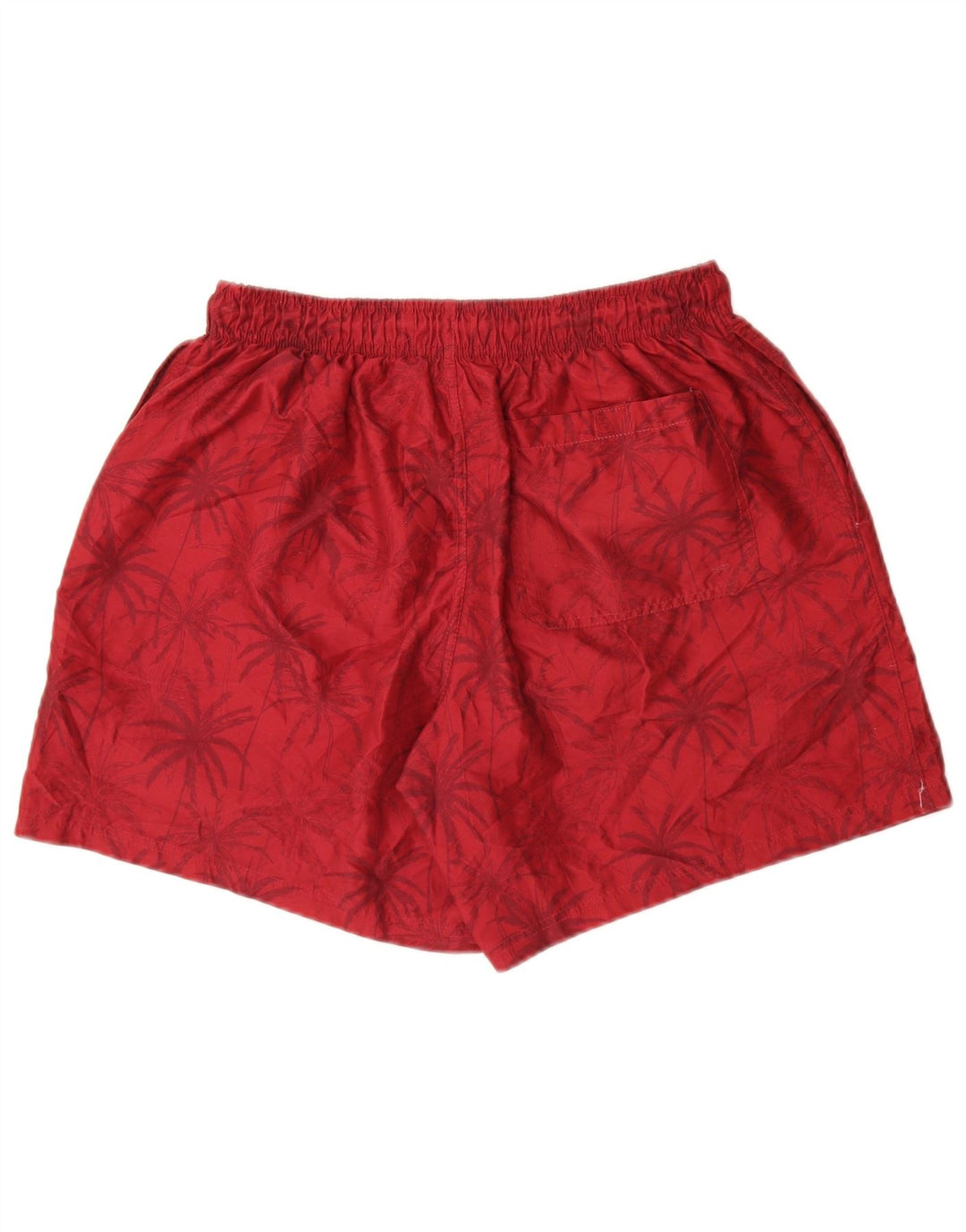 Mountain Warehouse Herren-Badeshorts aus mittelrotem, geblümtem Polyester