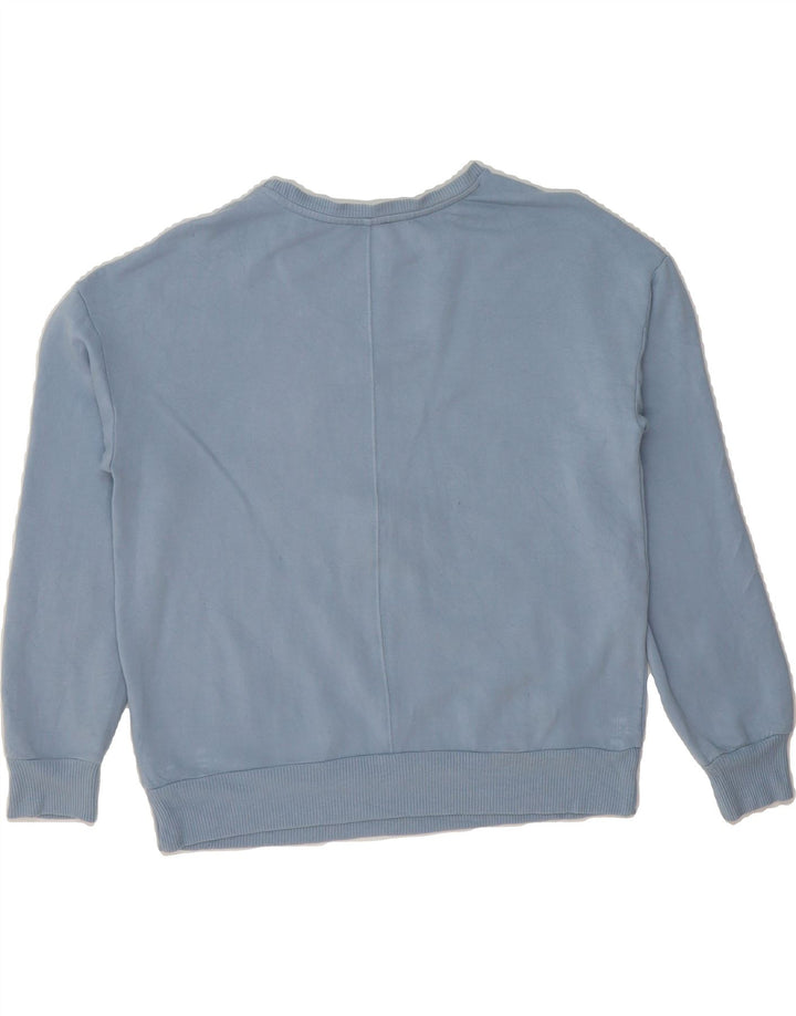 JIGSAW Womens Oversized Sweatshirt Jumper UK 10 Small Blue Viscose Vintage Jigsaw and Second-Hand Jigsaw from Messina Hembry 