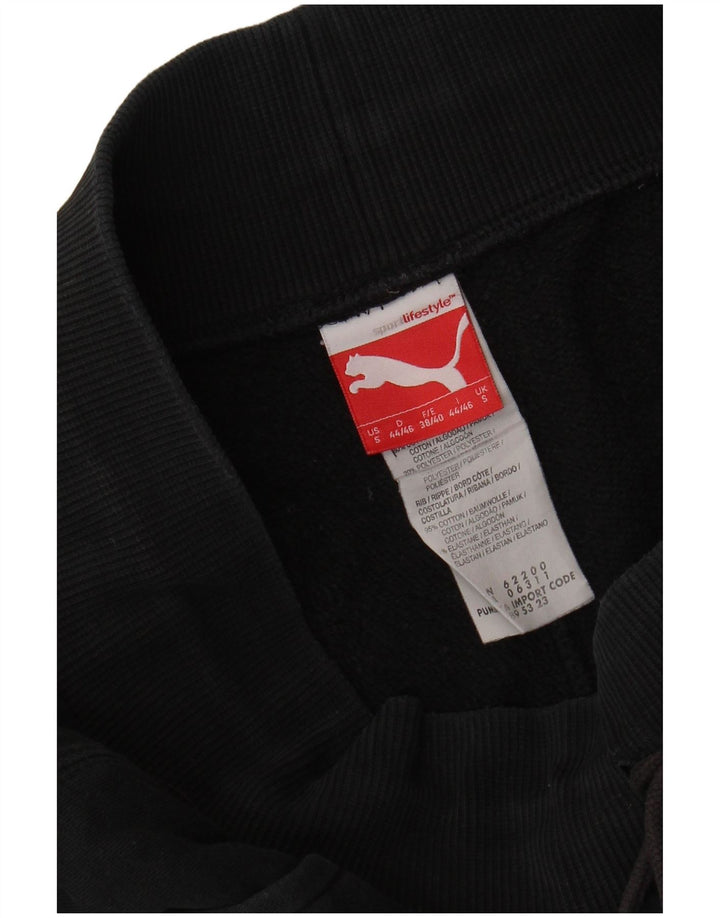 PUMA Mens Tracksuit Trousers Joggers Small  Black Cotton
