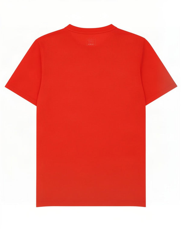 Puma T-Shirt Homme Haut Large Rouge Colorblock Polyester