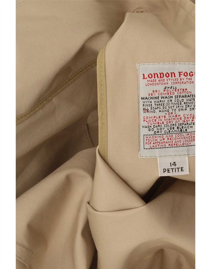 Palton pentru femei London Fog US 14 XL Maro Poliester