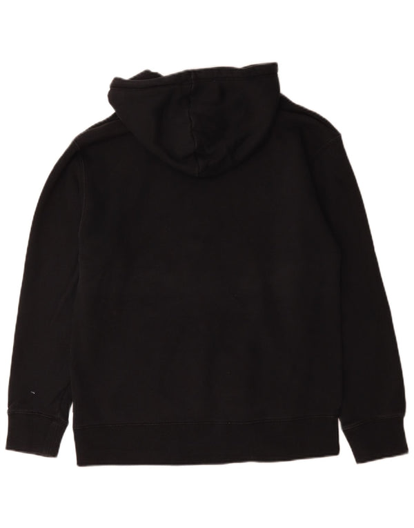 Nike Mens Graphic Hoodie Jumper Small Black Cotton
