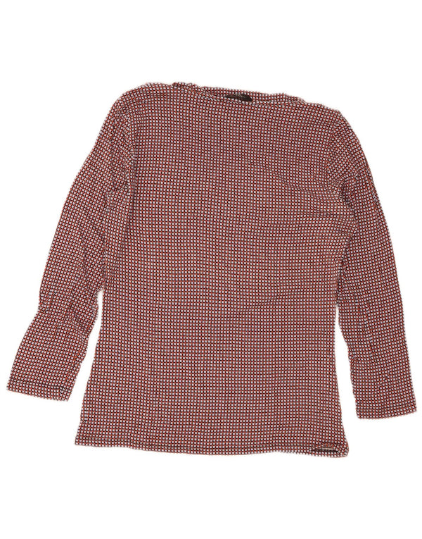 Max Mara Womens Weekend Blouse Top UK 14 Medium Multicoloured Geometric