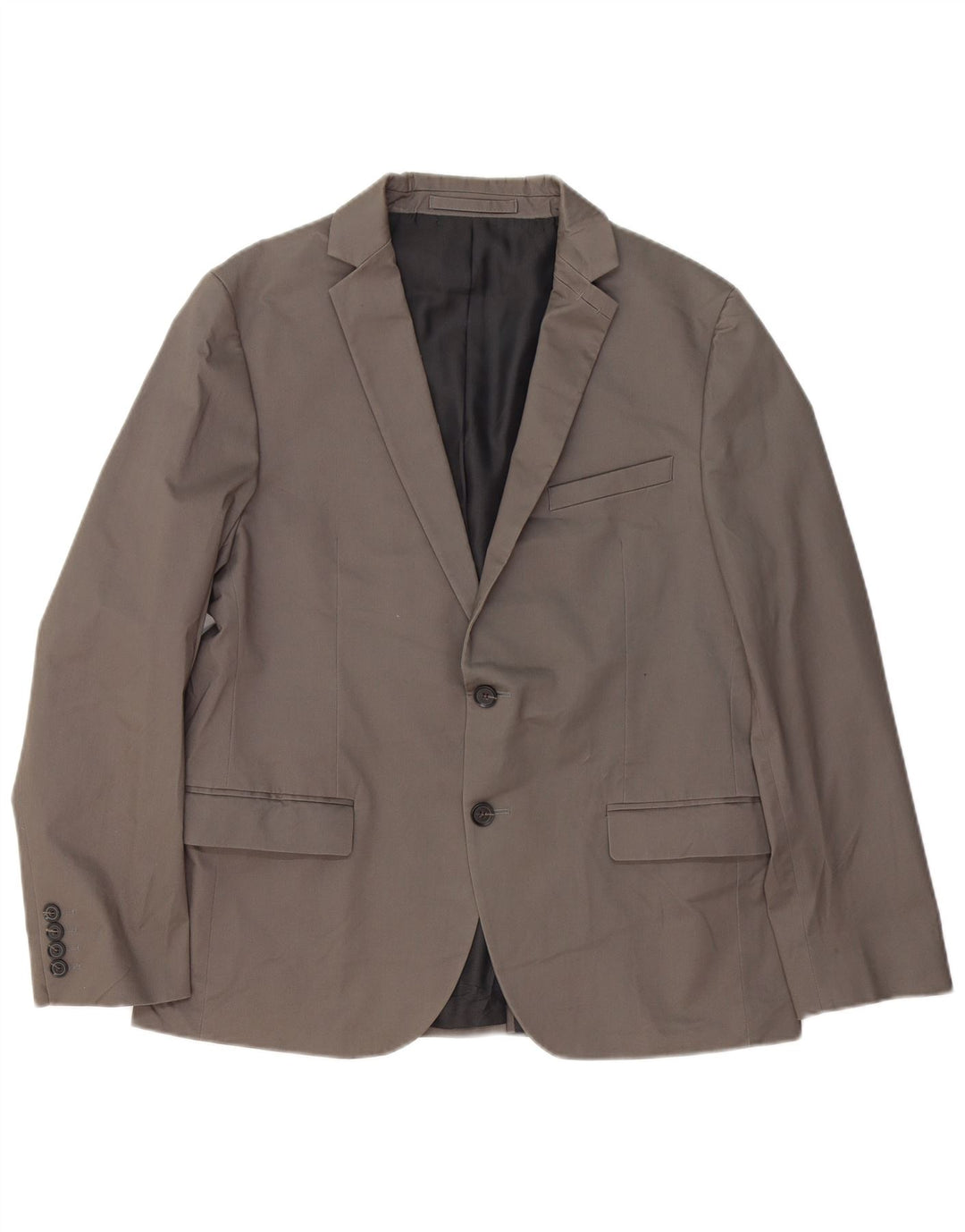 Marks & Spencer Chaqueta tipo blazer con 2 botones y autógrafo para hombre, talla 42, color gris