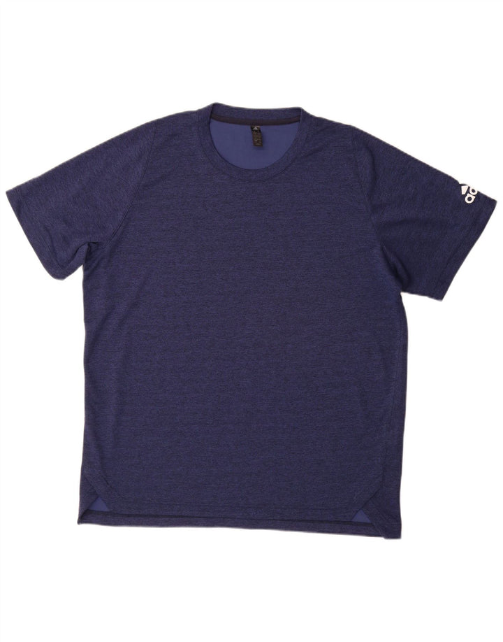 ADIDAS Mens T-Shirt Top Large Navy Blue