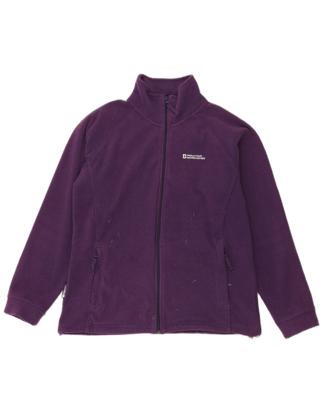 Mountain Warehouse Womens Fleece Jacket UK 16 Large Purple Polyester
