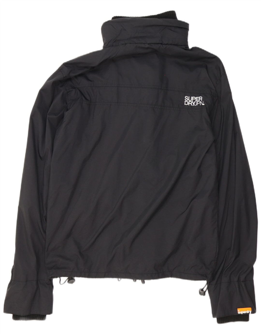 Superdry Grafisk regnjakke til mænd UK 42 XL sort nylon