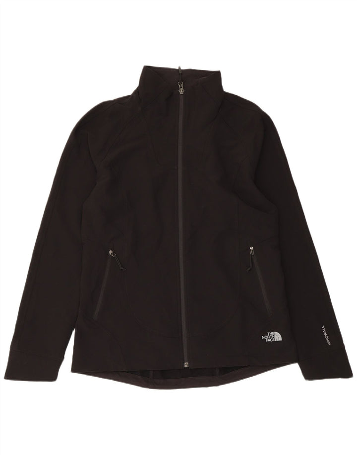 The North Face Damen-Trainingsanzug-Top-Jacke UK 14 Mittelschwarzes Polyester